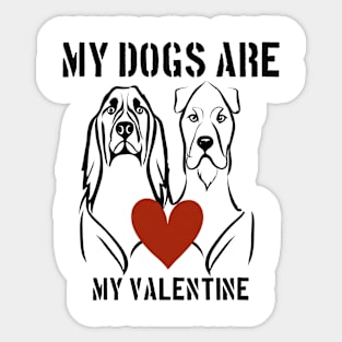 Dogs Love Sticker